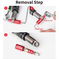 Muqzi amortisaatori puksi eemaldamise ja paigaldamise tööriist KROXNE - 9  