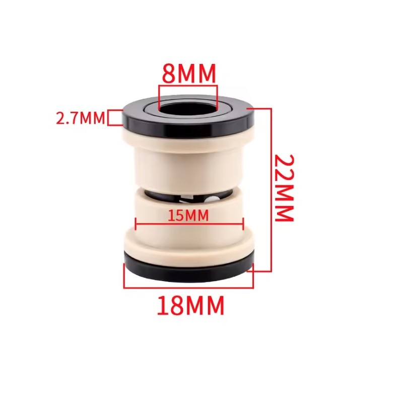 Shock absorber bushings ID 8mm - OD 12mm - 22 24 32 44 50 52 54 68mm KROXNE - 1  