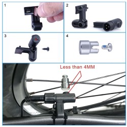 Bafang Speed ​​​​Sensor og Extender for BBS01B BBS02B BBSHD elektrisk sykkel Bafang - 4  