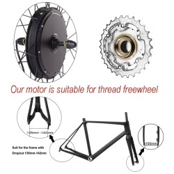 Upgrade your bike to electric with this 48v 1500w motor controller kit for 26, 27.5 and 29" KROXNE - 2  