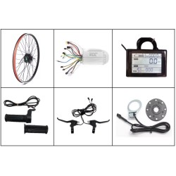 Umrüstsatz für Elektrofahrräder mit 36 V 500 W Heckmotor für 20, 26, 27,5, 28, 29 Zoll, 700 cc KROXNE - 4  