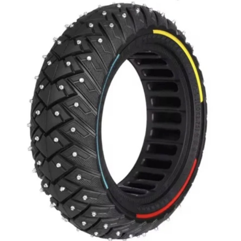 Zimna plitka gumena guma 10x2,75-6,5, tvarda guma 70-65-6,5 i 10x2,70-6,5, silno scepelenie  - 1 Suvmestimost: za trotineti 10x2