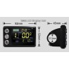 S866 Vezérlő és Kijelző Készlet Elektromos Kerékpárhoz - 24V, 36V, 48V - 250W, 350W 500W 13A, 15A, 22A  - 12 Nagy megbízhatóságú