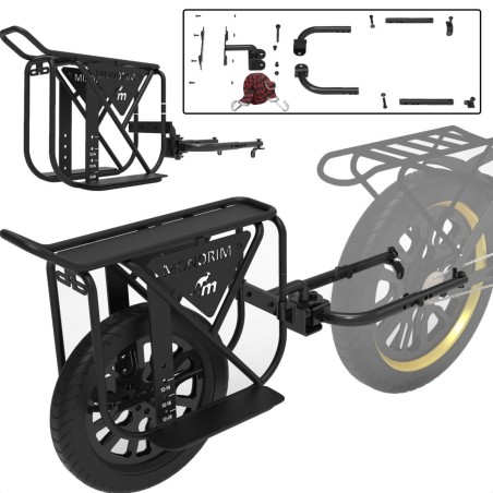 Monorim GL8 - remolque para portaequipaje, cesta para bicicleta o bicicletas eléctricas. Monorim - 14 Monorim GL8 - remolque par