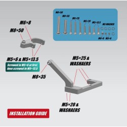 Ammortizzatore di sterzo per Ausom DT2 Pro, L2, L2 Max, Kugoo F3 Plus o simile  - 8 
Compatibilita: pensato per Ausom DT2 Pro, L