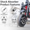 Suspension delantera Monorim MZ3 2.0 con disco 160mm para patinete Segway ZT3 alto rendimiento  - 6 Importante: el producto debe