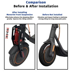 Suspensie față monorimă MF0 pentru scuter electric Segway F20 F25E F30E F40E Monorim - 42 Instalați amortizoare monorim MF0 pe s