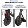 MF0 monorim framhjulsupphängning för Segway F20 F25E F30E F40E elektrisk skoter Monorim - 42 Installera MF0 monorim stötdämpare 