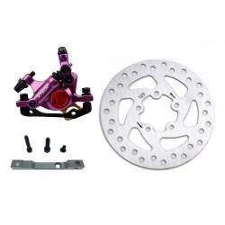 Kit freno completo xTech viola per Xiaomi M365, 1S, Essential, Pro2 o M365 Pro. ZOOM xTech - 2 
Zoom Xtech HB100 kit completo di