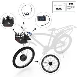 Kit Monorim BPK350 motor 380w - mpateria perilamvanetai se ilektriko podilato  - 2 Monorim BPK350 power kit για ηλεκτρικό ποδήλα