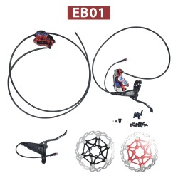 Kit complet de frână hidraulică Monorim EB01 cu 4 pistoane - pârghii, etriere, cablu și disc de frână Monorim - 9 Kit complet de