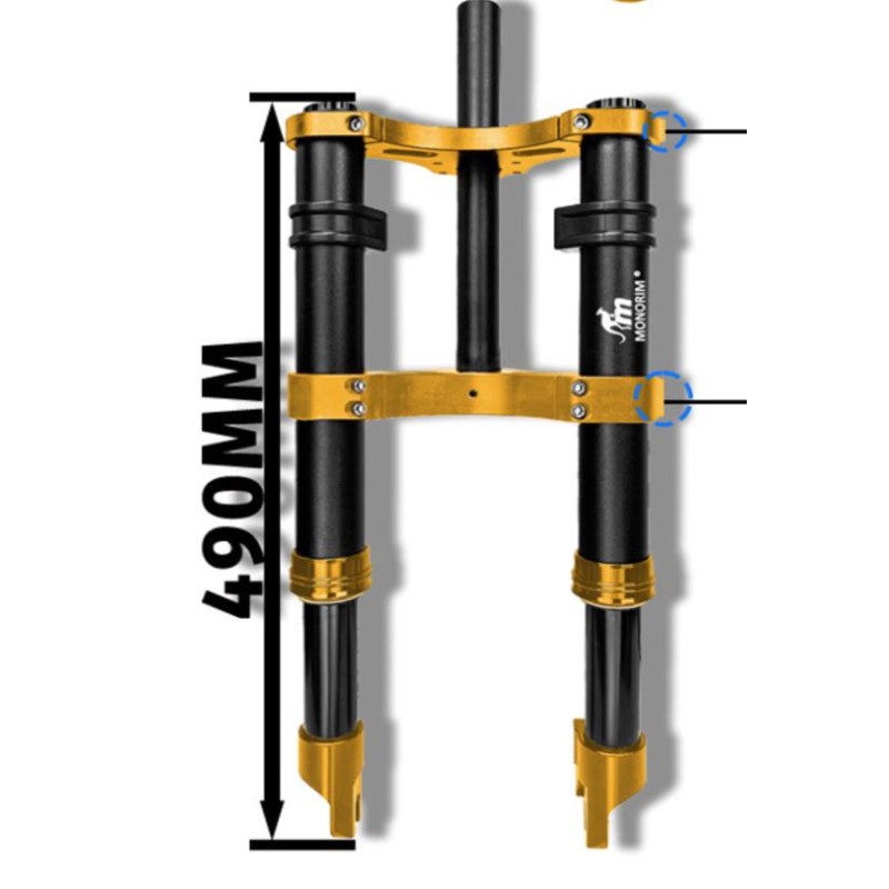 Monorim MD0 Dual Air Version 490mm x 165mm voorvorkvering  - 4 
Compatibiliteit: bedoeld voor configuraties met maat 490mm x 165