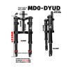 Suspension avant Monorim MD0-DYUD pour eBike DYU - hydraulique et air reglable  - 5 
Compatibilite: suspension avant Monorim MD0