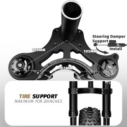 Monorim MD0-FiidoQ front suspension  - 7 
Compatibility: Monorim MD0-FiidoQ front suspension for Fiido Q (Q1/Q1S) and compatible
