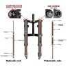 Monorim MD0-FiidoQ front suspension  - 10 
Compatibility: Monorim MD0-FiidoQ front suspension for Fiido Q (Q1/Q1S) and compatibl