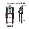 Perednia pidviska Monorim ME0 Dual Air 565mm x 165mm  - 7 
Sumisnist: perednia pidviska Monorim ME0 Dual Air 565mm x 165mm dlia 