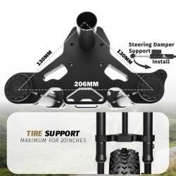 Forgaffel affjedring Monorim MD206 Dual Air version 490mm x 206mm  - 10 
Passer: MD206 Dual Air 490mm x 206mm til kompatible bes