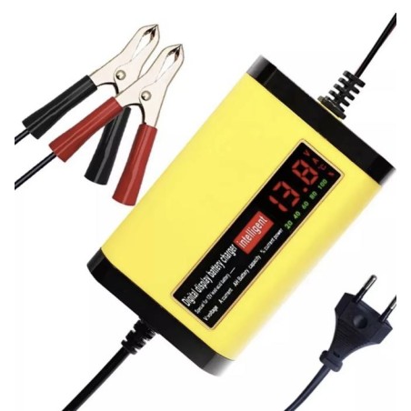 Ładowarka 12V 2A do akumulatorów kwasowo-ołowiowych 7Ah 12Ah 14Ah 20Ah  - 2 Glówne cechy

Cyfrowy wyświetlacz LCD pokazujący w c