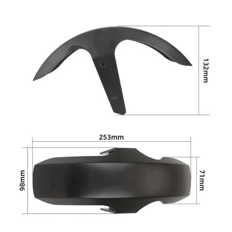 Guardabarros delantero para patinete Xiaomi 5 MAX  - 1  