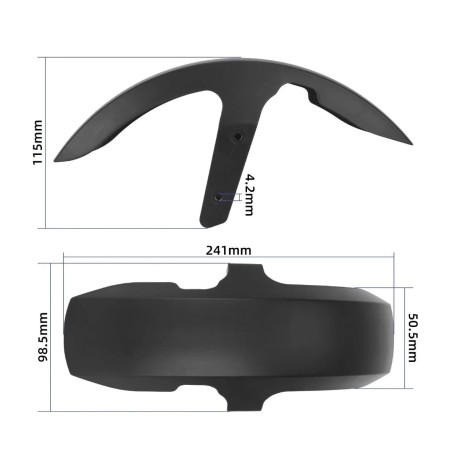 Predný blatník pre kolobežku Xiaomi 5 a 5 Pro  - 1  