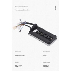 Sinusoidalen kontroler za elektricheski prevozni sredstva 60V-72V 3000W 80A Monorim MC80A  - 7 Sinusoiden kontroler za elektrich