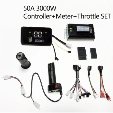 Szinuszos brushless motor vezerlo szett 48V 84V 50A 3000W gazkarral es kijelzovel  - 1 Termeklista

50A vezerlo + 1 gazkar + 1 L