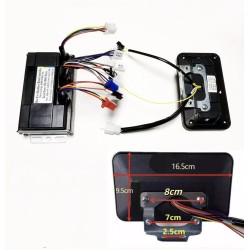 Synusoidalnyi brushless motor kontroler kit 48V 84V 50A 3000W z akseleratorom ta ekranom  - 11 Spysok produktiv

Kontroler 50A +
