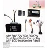 Sinusgolf brushless motor controller kit 48V 84V 50A 3000W met gashendel en display  - 13 Productlijst

50A controller + 1 gashe