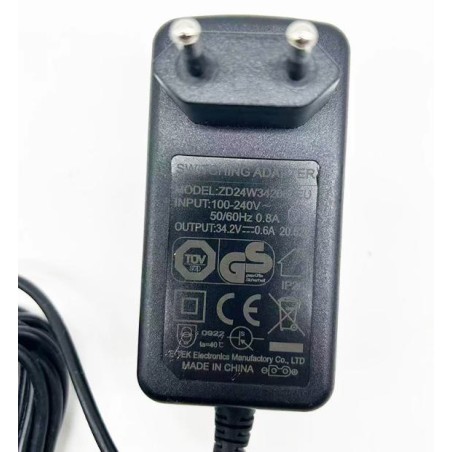 Incarcator aspirator 34,2V 0,6A (ZD24W342060EU)  - 1 Compatibil 34,2V 0,6A: pentru aspiratoare cu aceste specificatii.Incarcare 