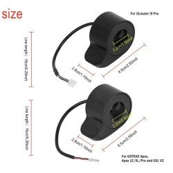 Gachette d'acceleration pour trottinette Gotrax GXL V2/Apex/Apex Pro/Apex XL/XR Elite ou similaire  - 9 Compatibilite precise Go