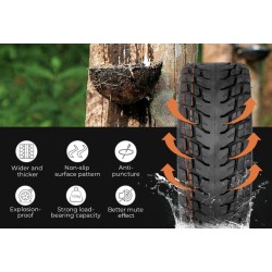 Pneumatika 85/65-6,5 do terénu pre elektrickú kolobežku Navee N65, Kugoo G-Booster / G2 Pro alebo podobnú  - 7 
Rozmer 85/65-6,5
