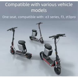 Siedzenie z kufrem 10L do Segway E3, E3 Pro, F3, ZT3 Pro i podobnych  - 5 
Kompatybilnosc: siedzenie z kufrem 10L do Segway E3, 