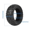 Pevná plástová pneumatika 11 palcov 90/65-6.5 pre Dualtron Thunder, Kaabo a Zero Scooter  - 13 Vhodná pre kompatibilné 11-palcov