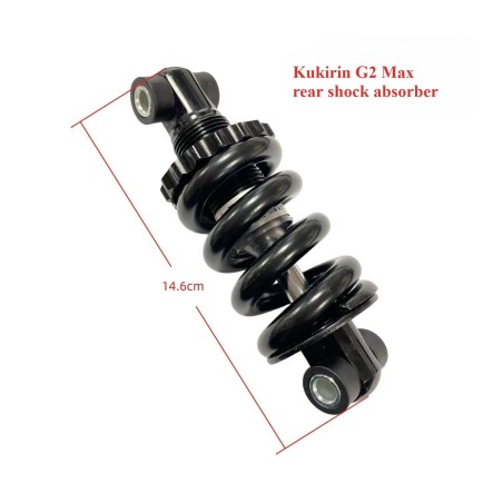 Front and rear shock absorber for Kukirin G2 MAX scooter or similar  - 1 
Compatible with Kukirin G2 MAX scooter and similar mod
