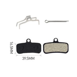 Plaquettes de frein Shimano Saint M810/M820, Zee M640, XTR M9120, XT M8020, Deore MT520 et TRP Quadiem/Slate T4  - 3 
Compatible