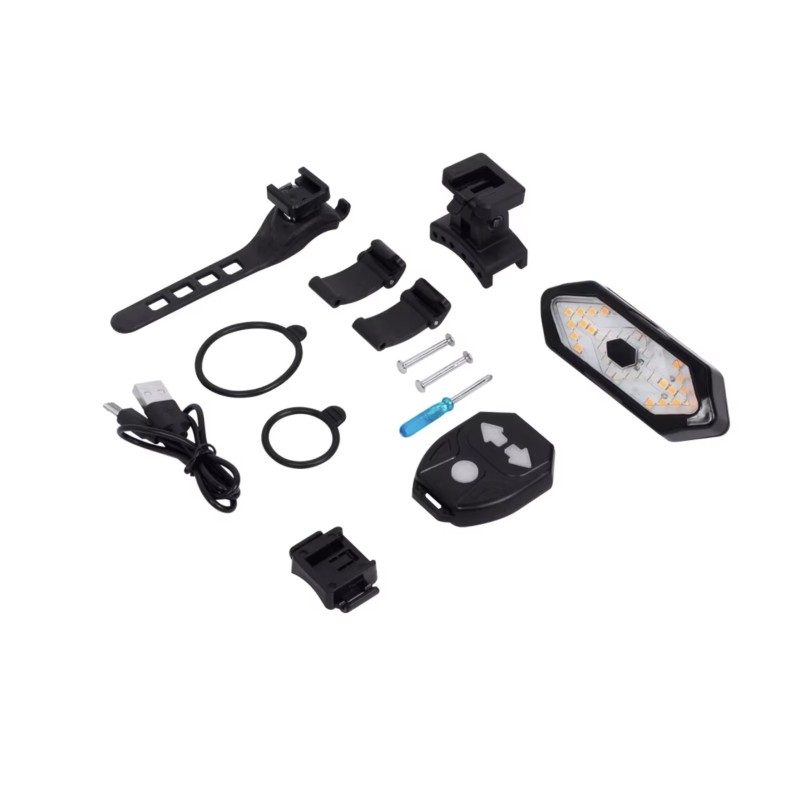 Tagumiste suunatulede komplekt Ninebot ES1, ES2, ES3, ES4, E22, E25, E45 või sarnastele  - 1 Sobib Ninebot ES1, ES2, ES3, ES4, E