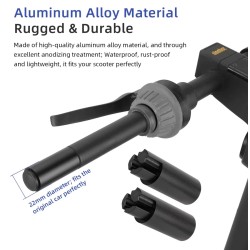 Extensores de alumínio para guiador Ninebot Max G30 series ou similar  - 4 
Compatíveis com Ninebot Max G30 series ou configuraç