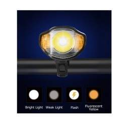 Lampe de poche avec corne pour scooters ou vélos Wan - 5  