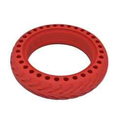 Roda sólida 8,5 * 2 vermelha  - 2  