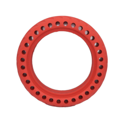 Roda sólida 8,5 * 2 vermelha  - 3  