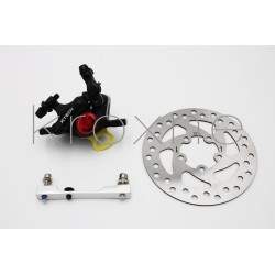 Kompletná čierna brzdová súprava xTech pre Xiaomi M365, 1S, Pro2 alebo M365 Pro ZOOM xTech - 2 Sada na inštaláciu čiernej brzdy 