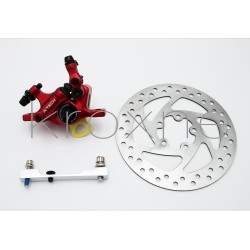 Komplet rød xTech-bremsesæt til Xiaomi M365, 1S, Pro2 eller M365 Pro ZOOM xTech - 2 Zoom Xtech HB100 rødt bremsesæt til Xiaomi M