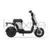 HIMO T1 - 48V 14 Ah / 28 Ah - Autonomie von 60 bis 120km  - 1 Motorleistung: 251 - 350w
Spannung: 48V
Stromquelle: Lithiumbatter
