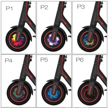 Motorsticker voor elektrische scooter Xiaomi M365, 1S, Pro2, Essential, Youth  - 1  