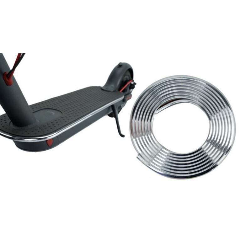 Dekorativ antikollisjonsbeskyttelseslist for elektrisk scooter.  - 6 Beskytt chassiset og bunnen på den elektriske scooteren din