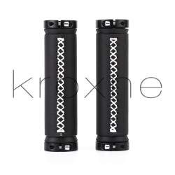 Lenkergriffe aus geflochtenem Leder mit verstellbaren Ringen KROXNE - 5 Rüsten Sie Ihre Manschetten auf das geflochtene Ledermod