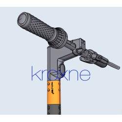 Sharkset Mast Extender pentru Ninebot Max Sharkset - 2 Extindeți înălțimea ghidonului cu acest prelungitor de 6 cm pentru Ninebo