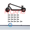 Battery Cover Screws For Xiaomi electric scooters KROXNE - 2  