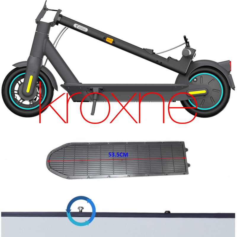 Batteridæksel til Ninebot Max G30, G30D, G30P, G30LE, G30LP - alle modeller. Segway - Ninebot - 1 Bundcover til din Ninebot Max 