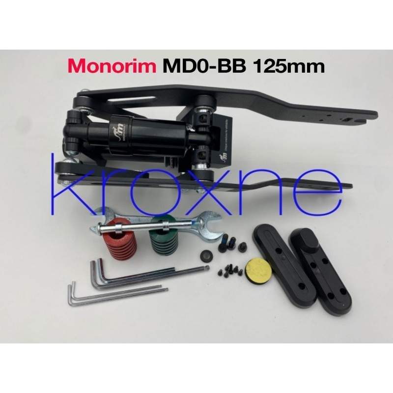 Monorim MD0 framhjulsupphängning för elskoter Segway D18E, D28E, D38E eller liknande Monorim - 2 Installera Monorim MD0 stötdämp